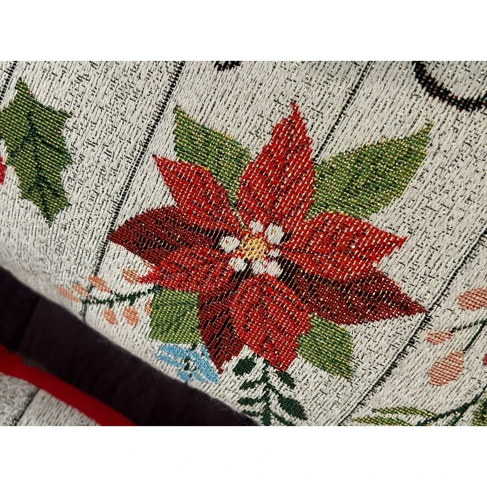 Lot of 2 Christmas accent pillows throw 16